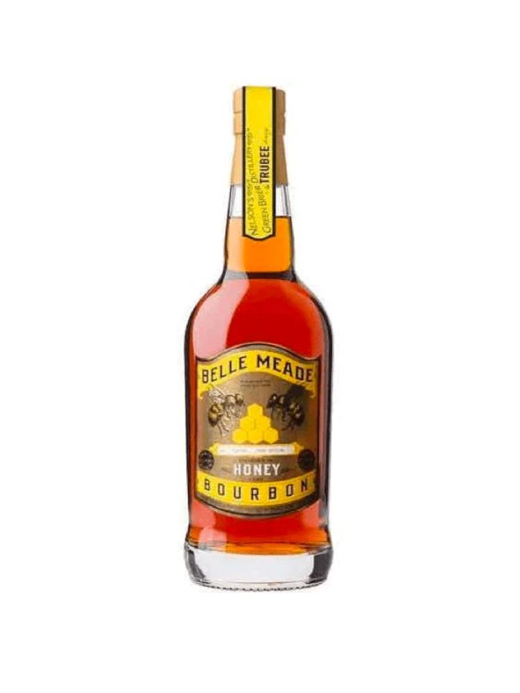 Belle Meade Bourbon Honey Cask Finish, 750mL Bottle on White Background
