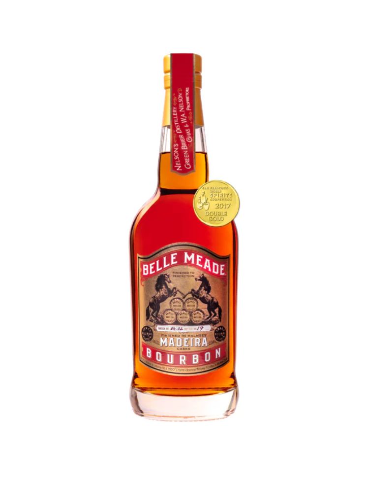 Belle Meade Bourbon Madeira Cask Finish, 750mL Bottle on White Background