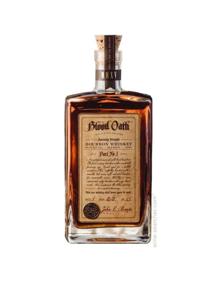 Blood Oath Pact No. 1, 750mL bottle on white background