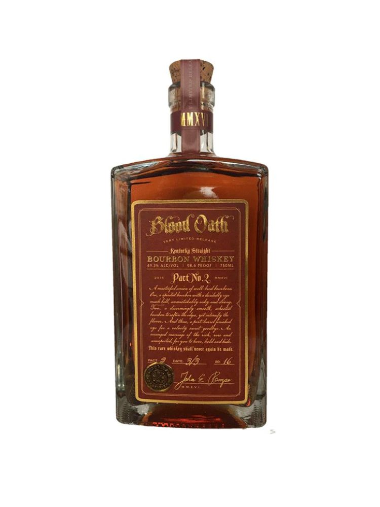 Blood Oath Pact No. 2, 750mL bottle on white background