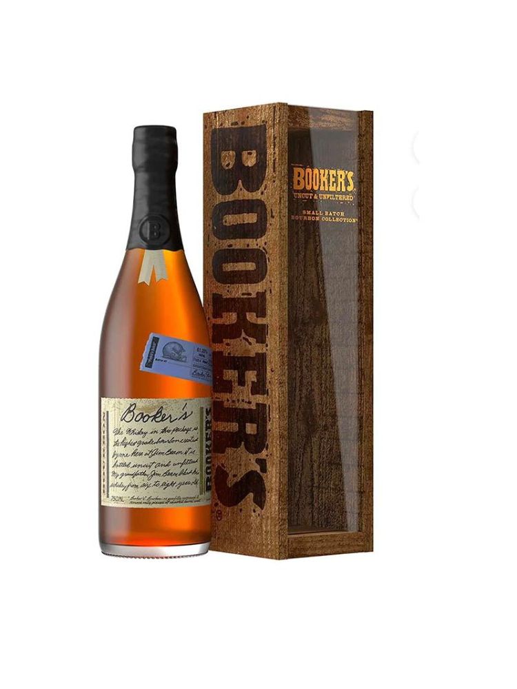 Booker’s Bourbon "Apprentice Batch" 2023-02, 750mL bottle on white background