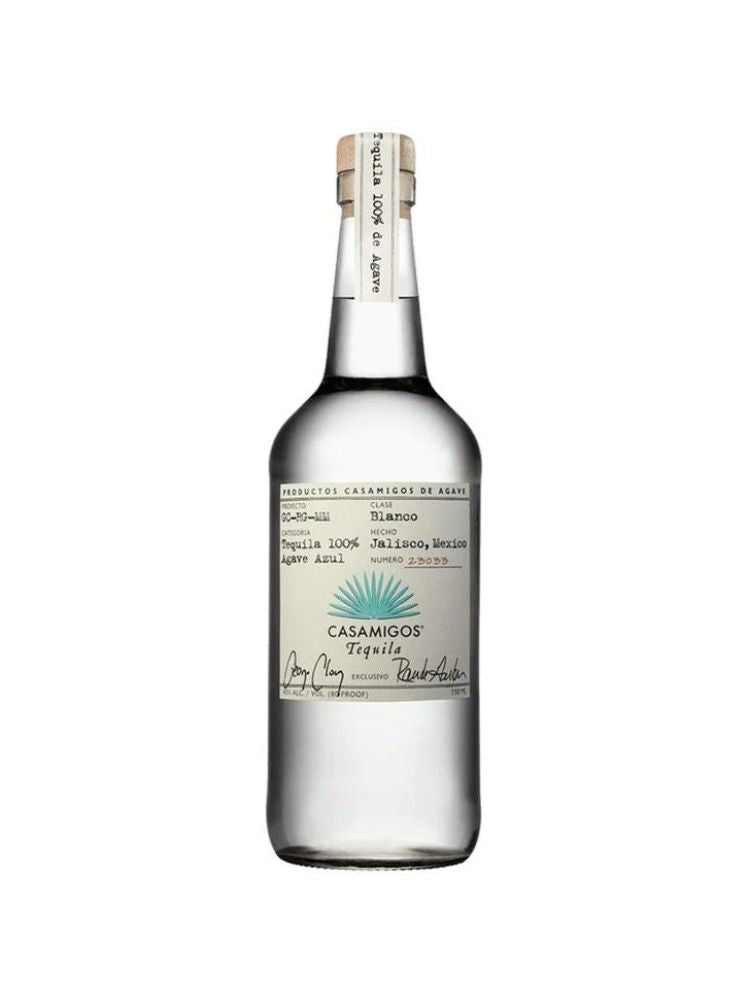 Casamigos Blanco Tequila, 750mL bottle on white background.