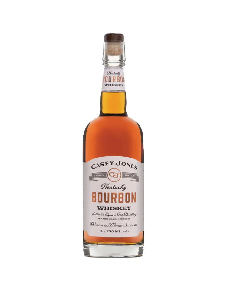 Casey Jones Distillery Small Batch Bourbon Whiskey, 750mL bottle on white background