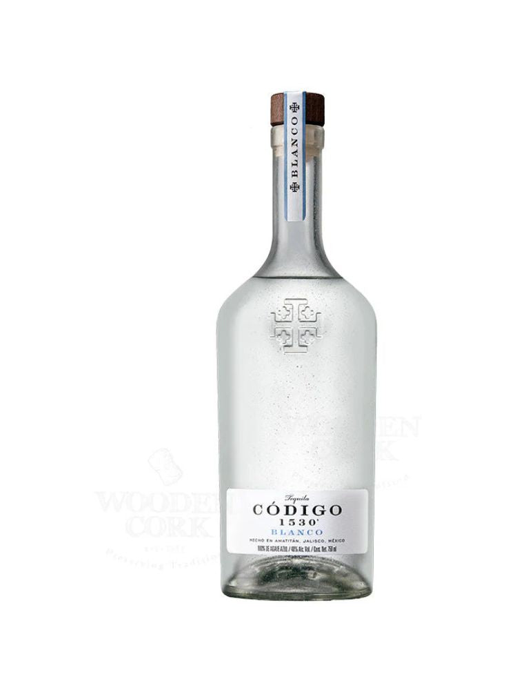 Código 1530 Blanco Tequila, 750mL bottle on white background.