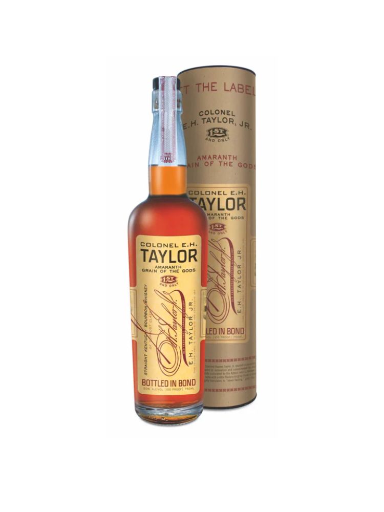 Colonel E.H. Taylor Jr. Amaranth Grain of the Gods, 750mL bottle on white background