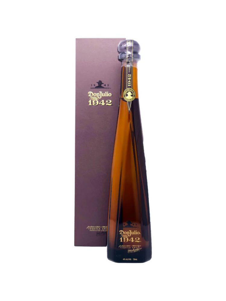 Don Julio 1942 Tequila, 750mL bottle on white background.