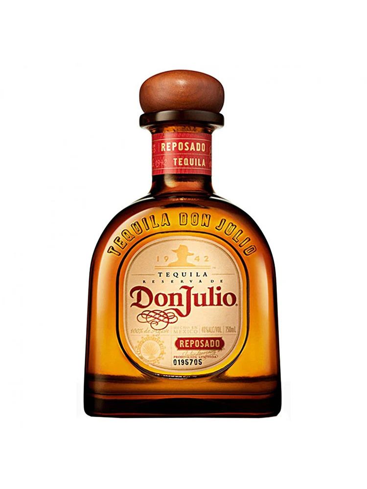 Don Julio Reposado Tequila, 750mL bottle on white background.