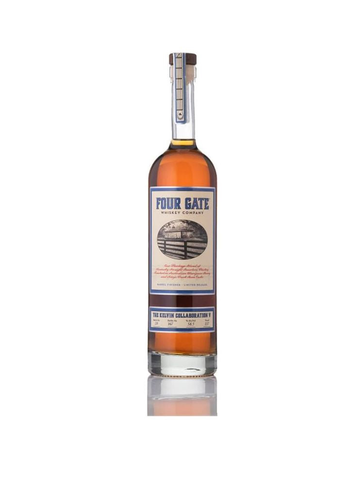 Four Gate Whiskey Company Batch 28 - The Kelvin Collaboration V, 750mL bottle on white background
