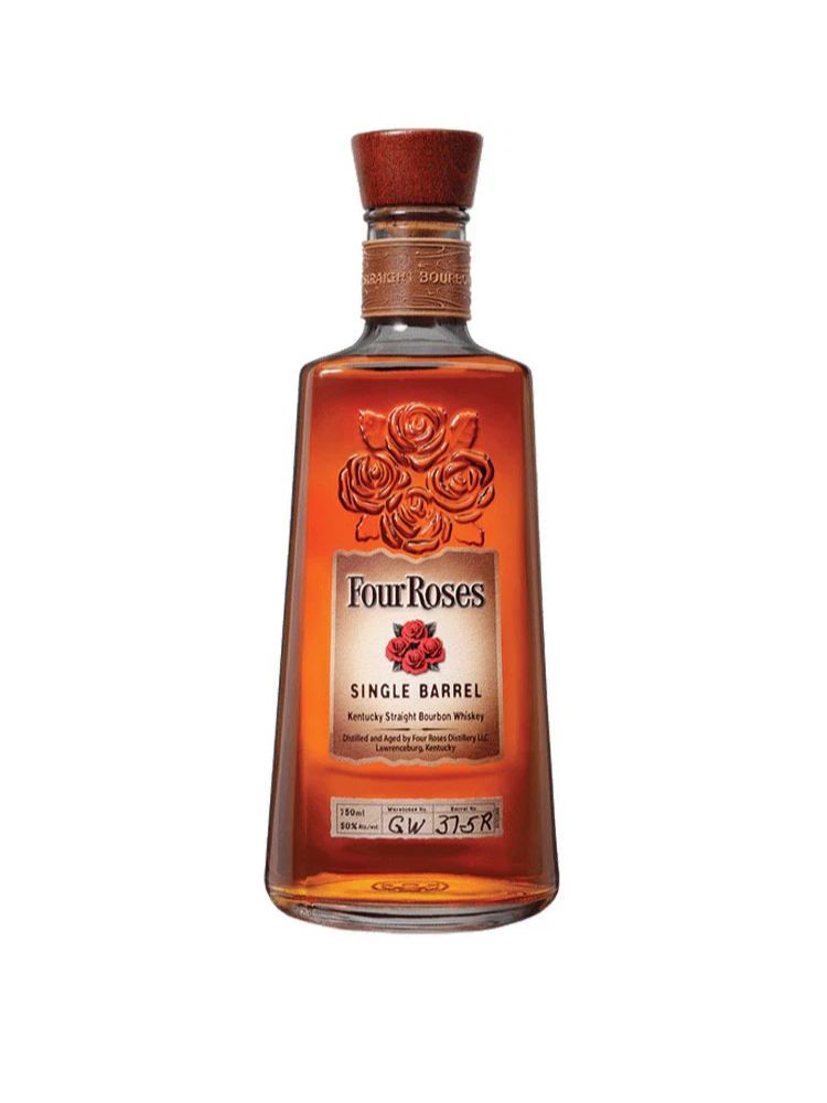 Four Roses Single Barrel, 750mL bottle on white background