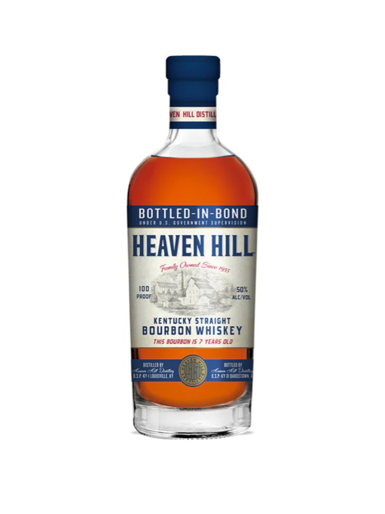 Heaven Hill Bottled-in-Bond 7 Year Old Bourbon, 750mL bottle on white background