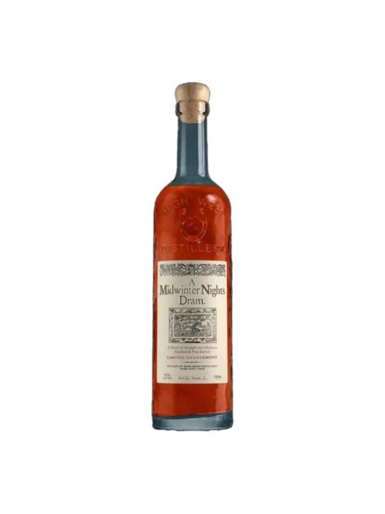 High West A Midwinter Night’s Dram Act 11, 750mL bottle on white background