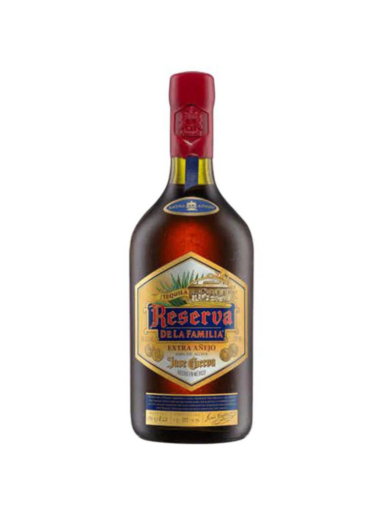 Jose Cuervo Reserva de la Familia Extra Añejo Tequila, 750mL bottle on white background.