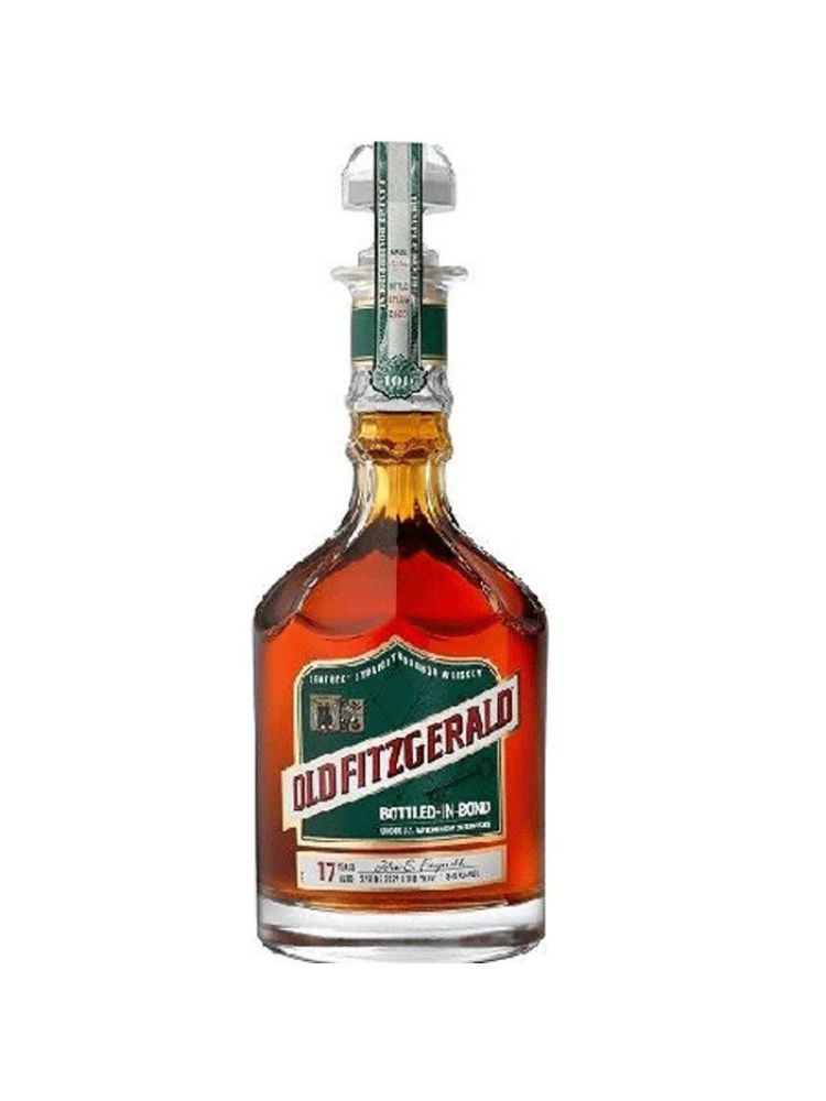 Old Fitzgerald 17-Year-Old Bottled-in-Bond Bourbon, Spring 2022 Release, 750mL Bottle on White Background