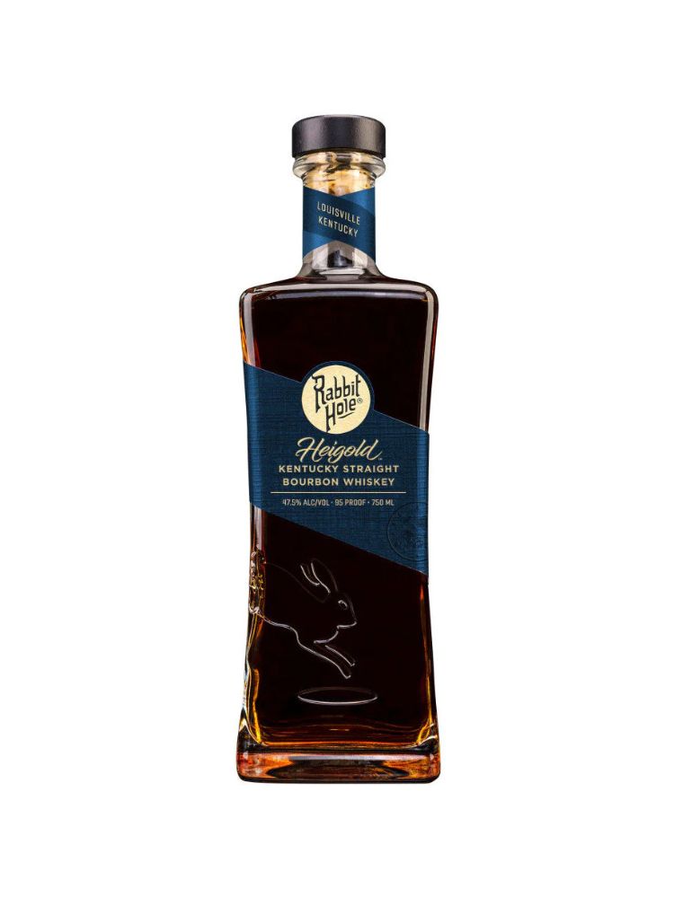 Rabbit Hole Heigold Rye Kentucky Straight Bourbon Whiskey, 750mL bottle on white background