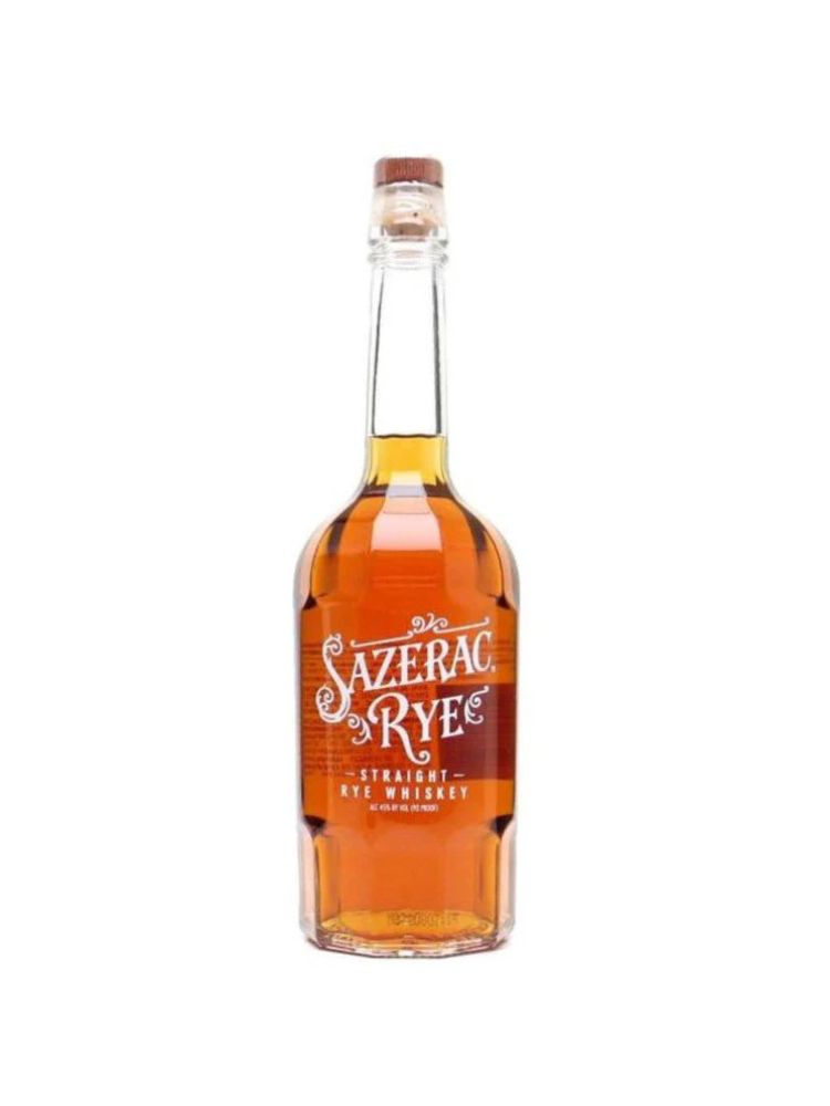 Sazerac Rye, 750mL bottle on white background.