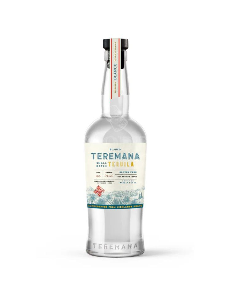 Teremana Blanco Tequila, 750mL bottle on white background.