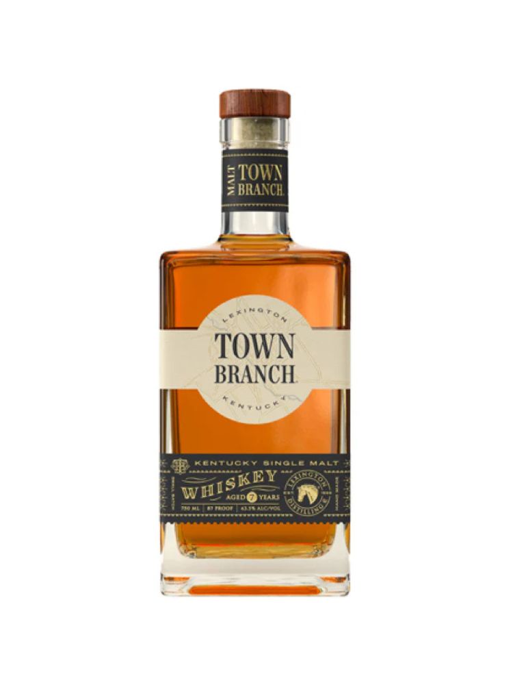 Town Branch Kentucky Single Malt, 750mL bottle on white background