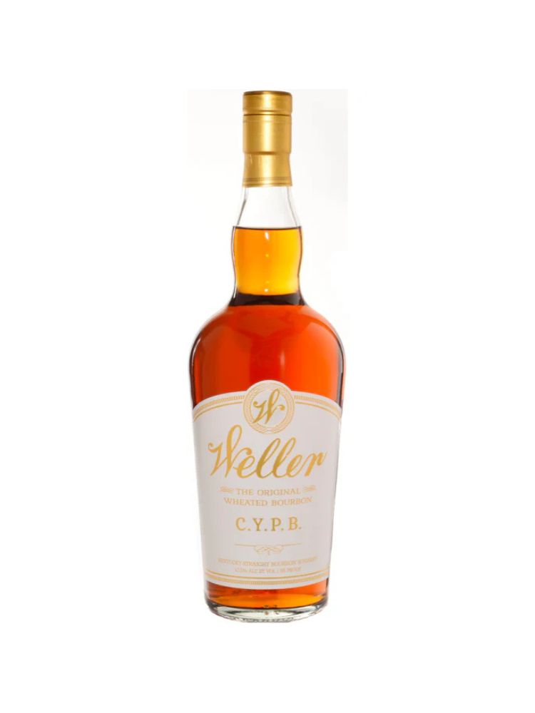 W.L. Weller C.Y.P.B. Original Wheated Straight Bourbon Whiskey, 750mL bottle on white background