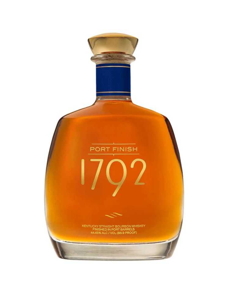 1792 Port Finish Kentucky Straight Bourbon, 750mL Bottle on White Background