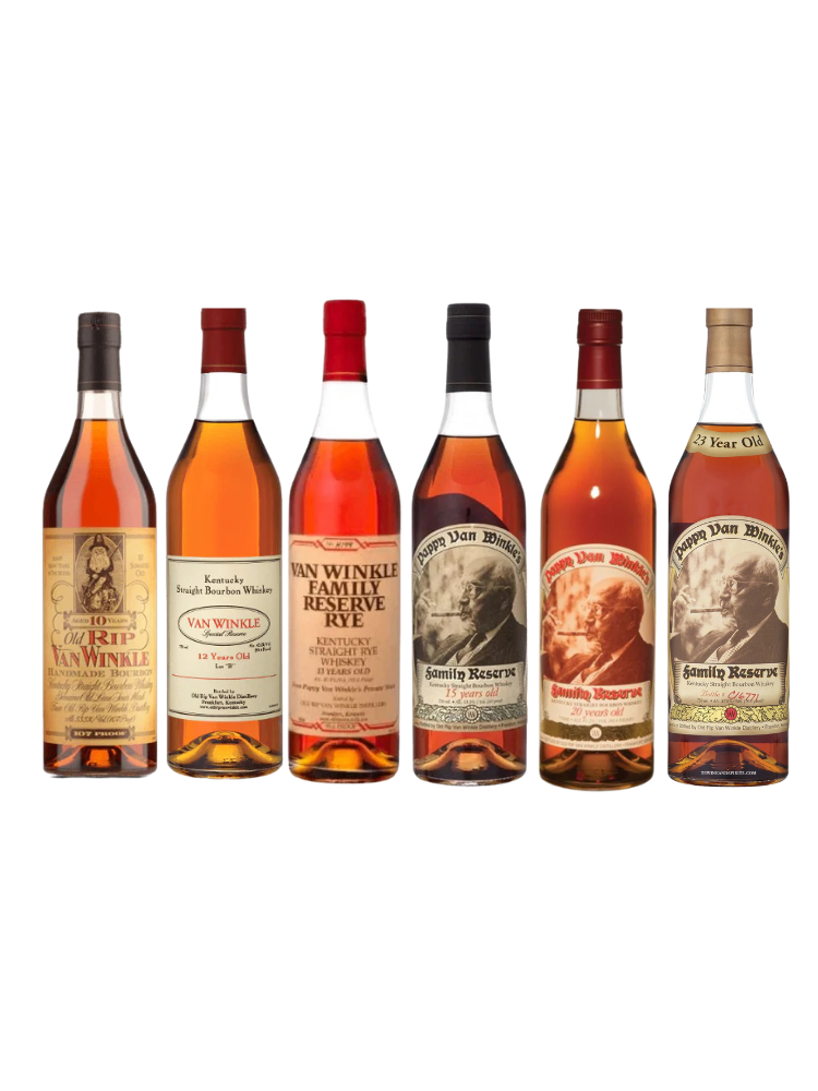 Pappy Van Winkle Full Vertical Bundle: 6-Bottle Complete Collection