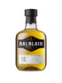 Balblair 12 Year Old, 750mL Bottle on White Background.