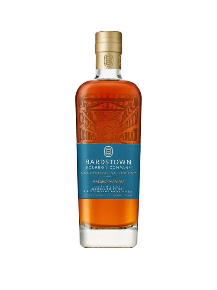 Bardstown Bourbon Company Amaro Nonino Collaborative Series Whiskey, 750mL Bottle on White Background
