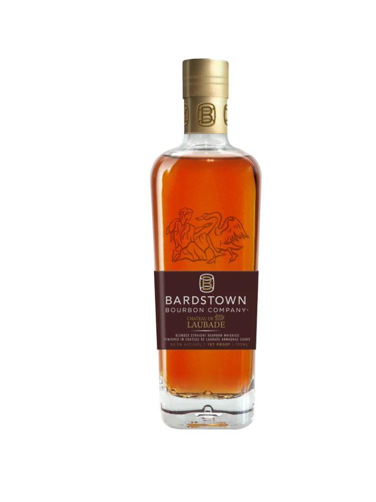 Bardstown Bourbon Company Château de Laubade, 750mL Bottle on White Background