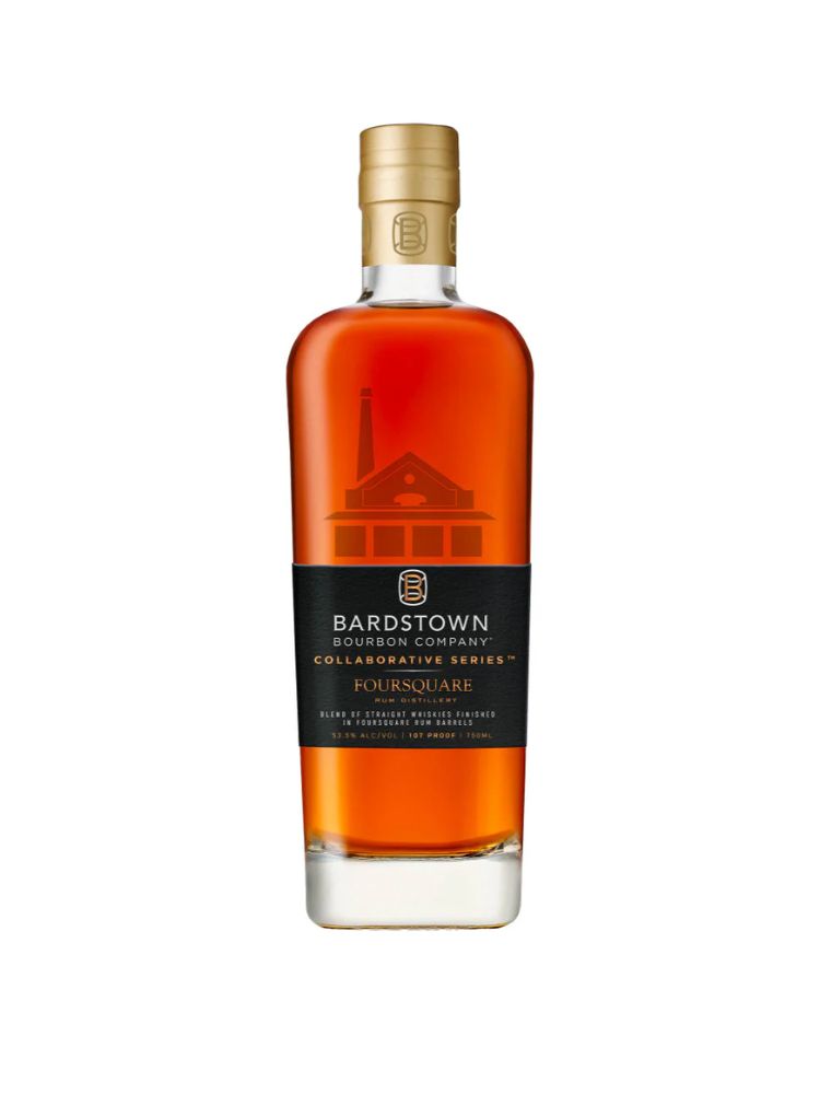 Bardstown Bourbon Company Collaborative Series Foursquare Rum, 750mL Bottle on White Background