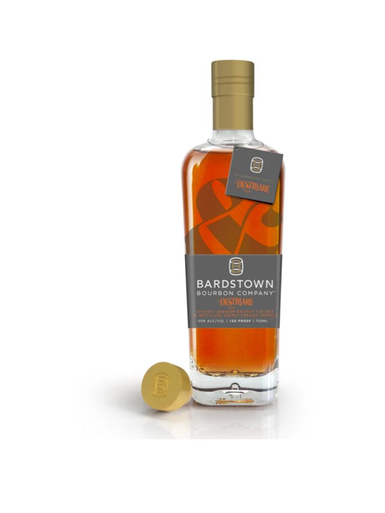 Bardstown Bourbon Company Destillare Orange Curaçao Finish, 750mL Bottle on White Background