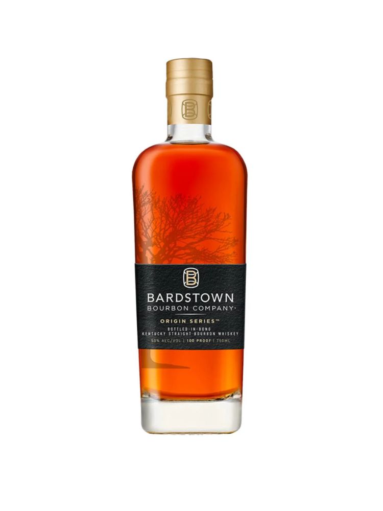 Bardstown Bourbon Company Origin Series Bottled in Bond Straight Bourbon, 750mL Bottle on White Background