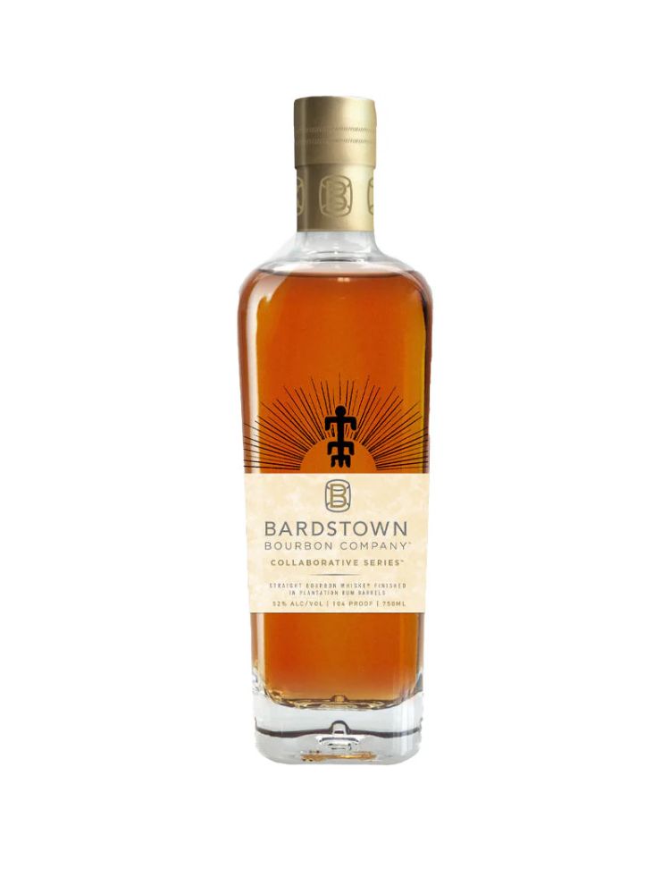 Bardstown Bourbon Company Plantation Rum Finish, 750mL Bottle on White Background