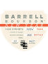 Barrell Bourbon New Year 2024, 750mL Bottle on White Background