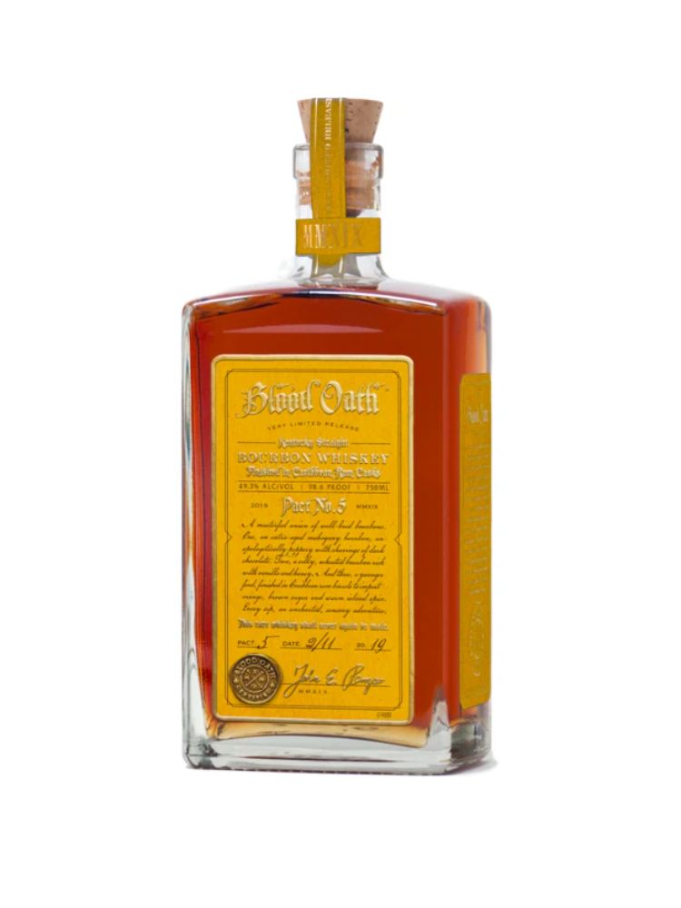 Blood Oath Pact No. 5, 750mL bottle on white background