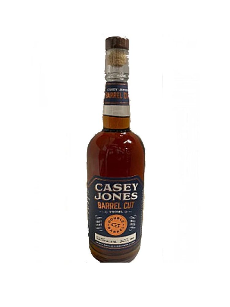 Casey Jones Distillery Barrel Cut Double Barrel, 750mL bottle on white background