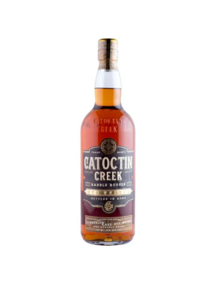 Catoctin Creek Rabble Rouser Rye Bottled in Bond, 750mL bottle on white background