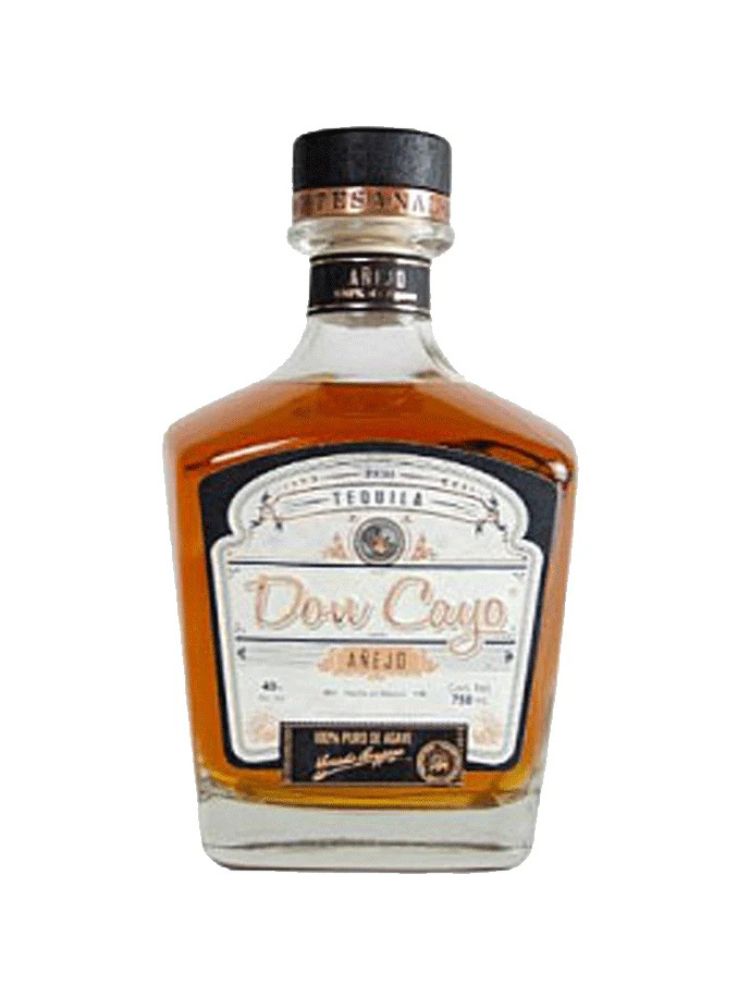 Don Cayo Añejo Tequila, 750mL bottle on white background.