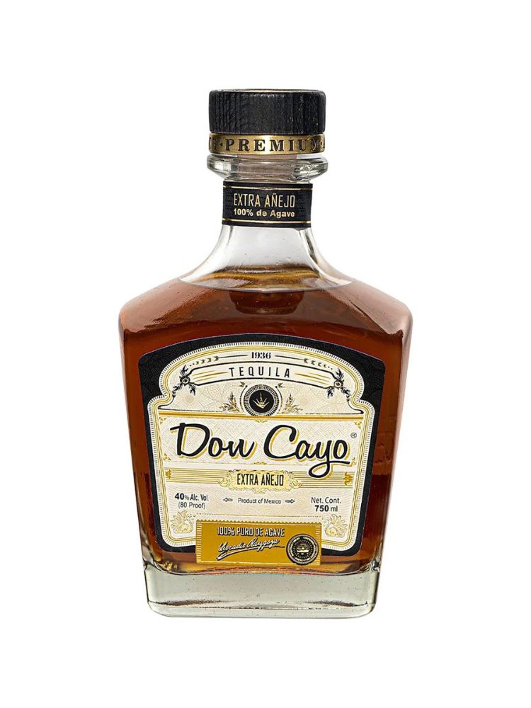 Don Cayo Extra Añejo Tequila, 750mL bottle on white background.