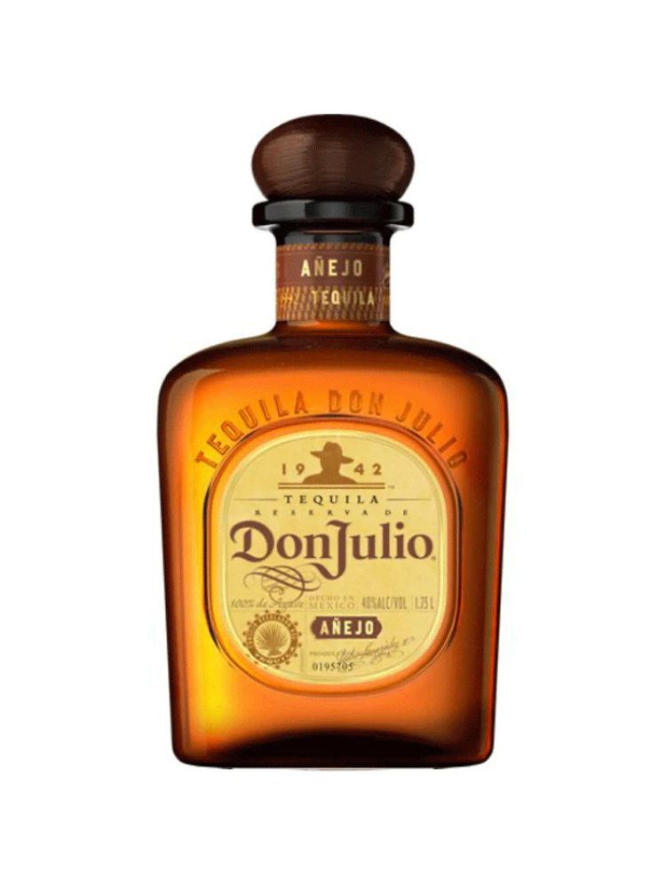 Don Julio Añejo Tequila, 750mL bottle on white background.