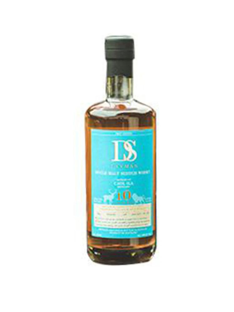 DS Tayman 10 Year Old Caol Ila Scotch Whisky First Edition, 750mL Bottle on White Background