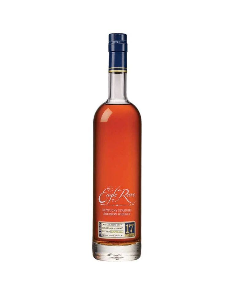 Eagle Rare 17 Year Old Bourbon Whiskey 2022, 750mL bottle on white background