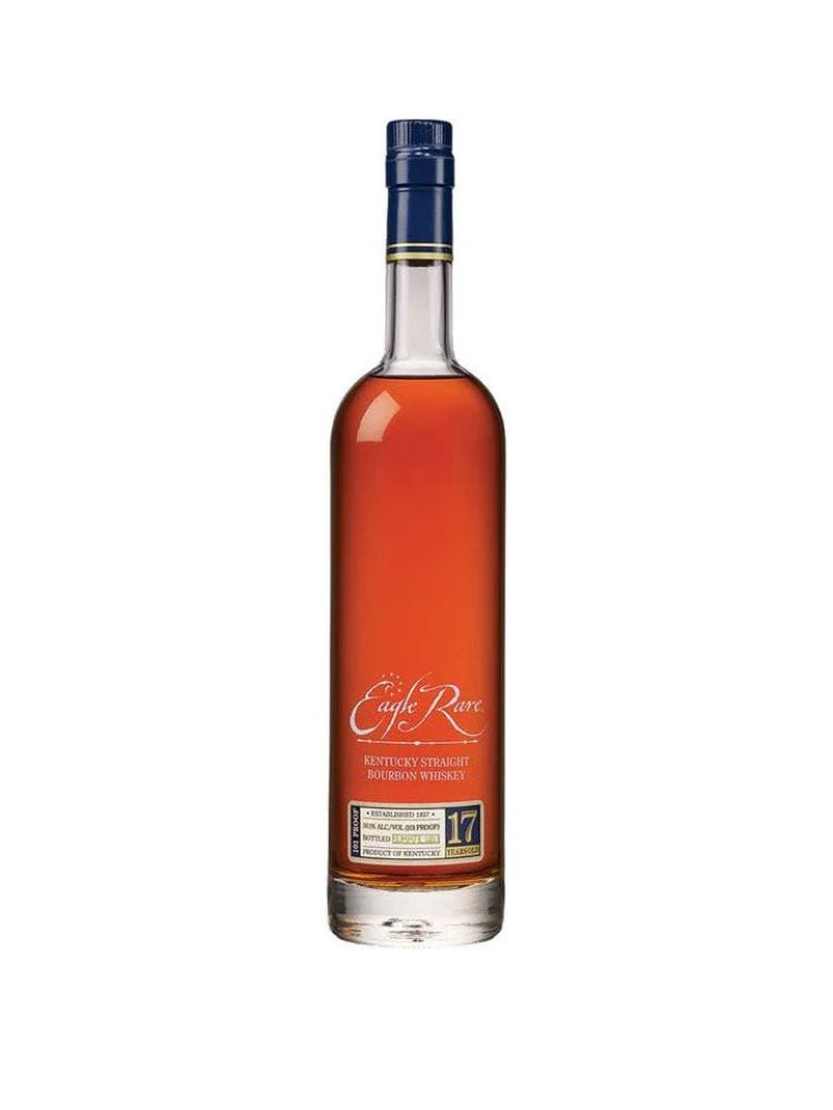 Eagle Rare 17 Year Old Bourbon Whiskey 2023, 750mL bottle on white background