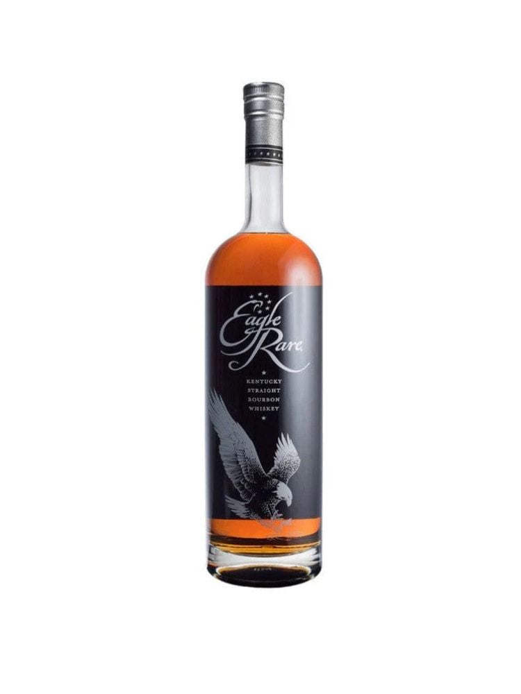Eagle Rare Bourbon, 1.75L bottle on white background