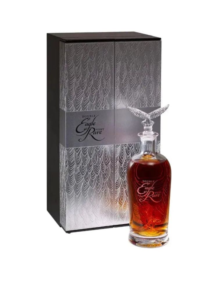 2023 Eagle Rare Double Eagle Very Rare 20 Year Old Kentucky Straight Bourbon Whiskey, 750mL bottle on white background