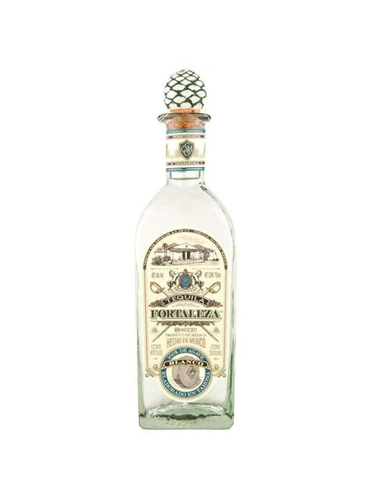 Fortaleza Blanco Tequila, 750mL bottle on white background.