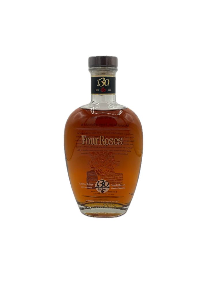 Four Roses 130th Anniversary 2018 Limited Edition Small Batch, 750mL bottle on white background