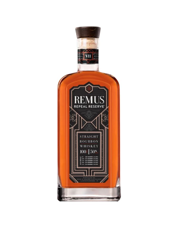 George Remus Repeal Reserve VII, 750mL bottle on white background