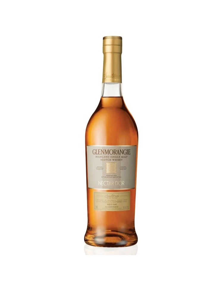 Glenmorangie The Quinta Ruban 14 Year Old Port Cask Finish Single Malt Scotch Whisky, 750mL Bottle on White Background