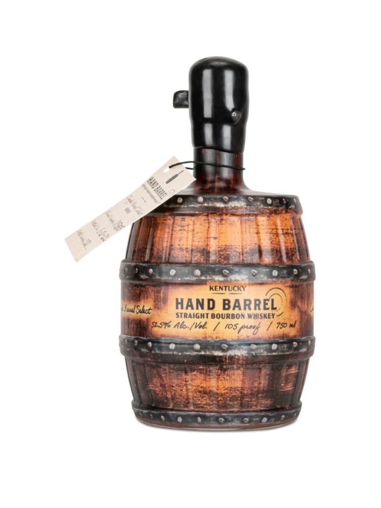 Hand Barrel Single Barrel Select Straight Bourbon, 750mL bottle on white background