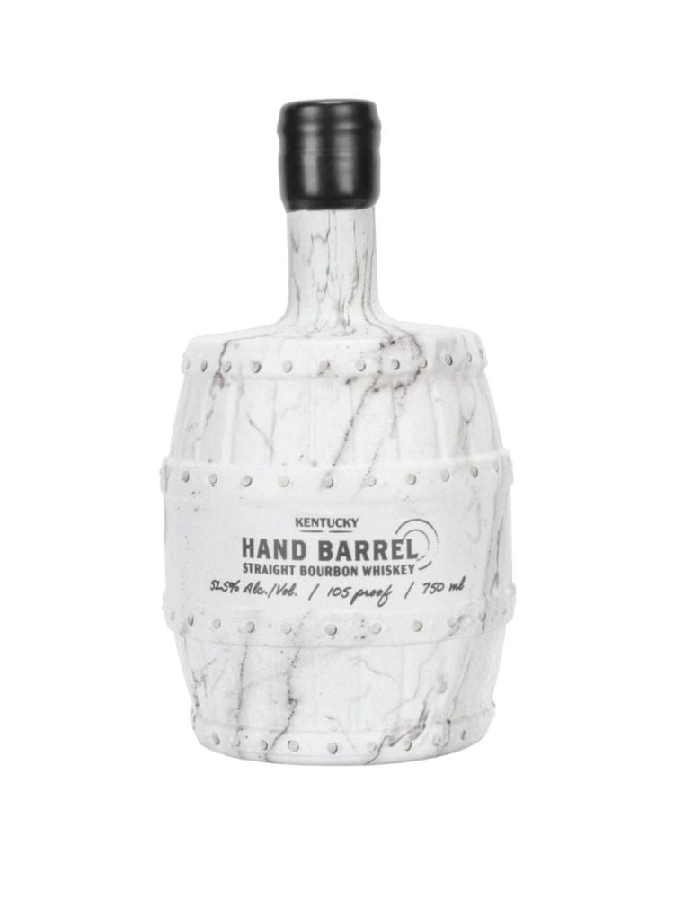 Hand Barrel Small Batch Bourbon, 750mL bottle on white background