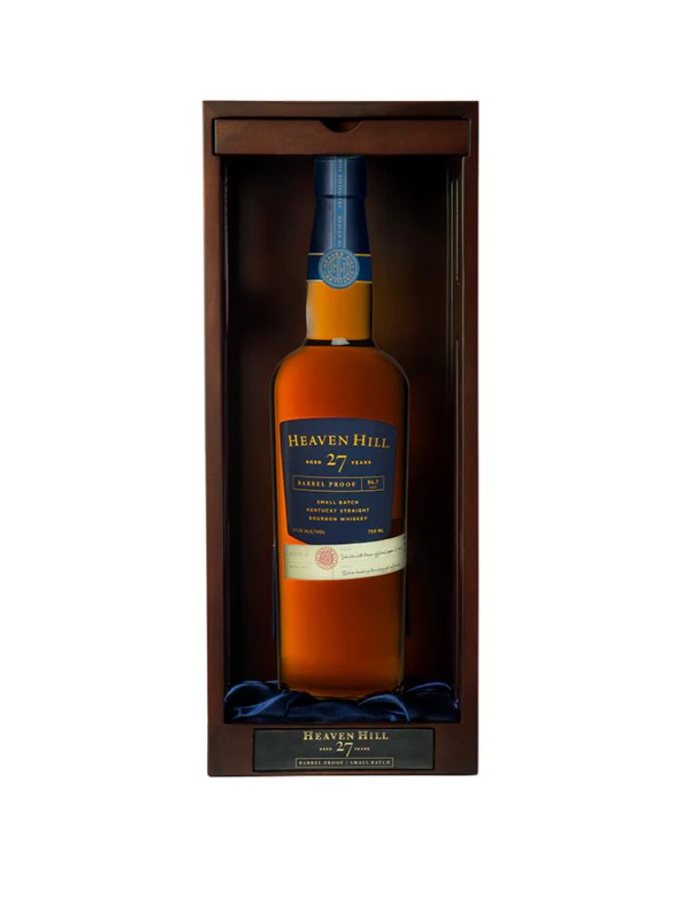 Heaven Hill 27-Year-Old Barrel Proof Bourbon, 750mL bottle on white background